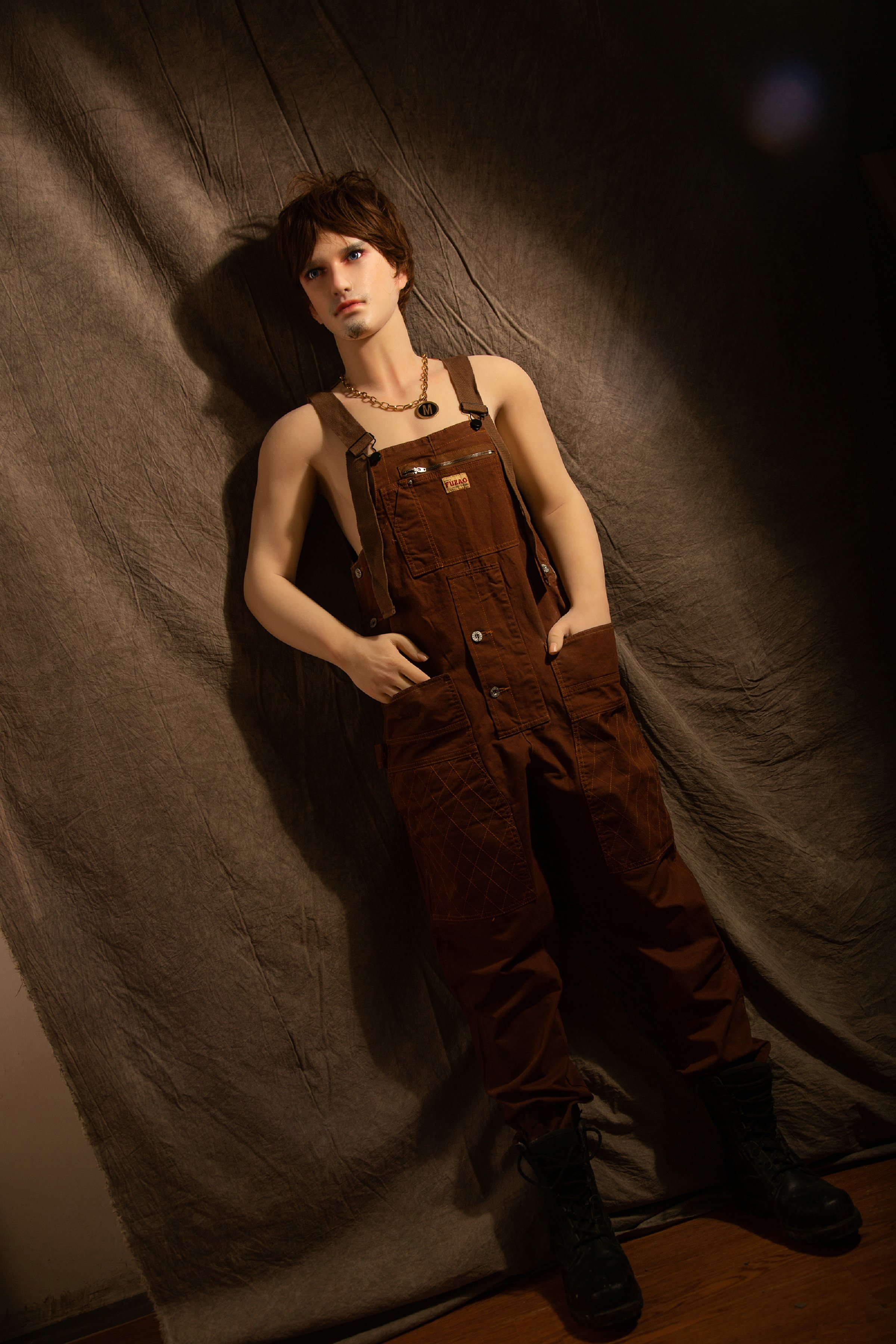 Qita丨 5ft9/175cm S2 Male Silicone Head Sex Doll-Byron