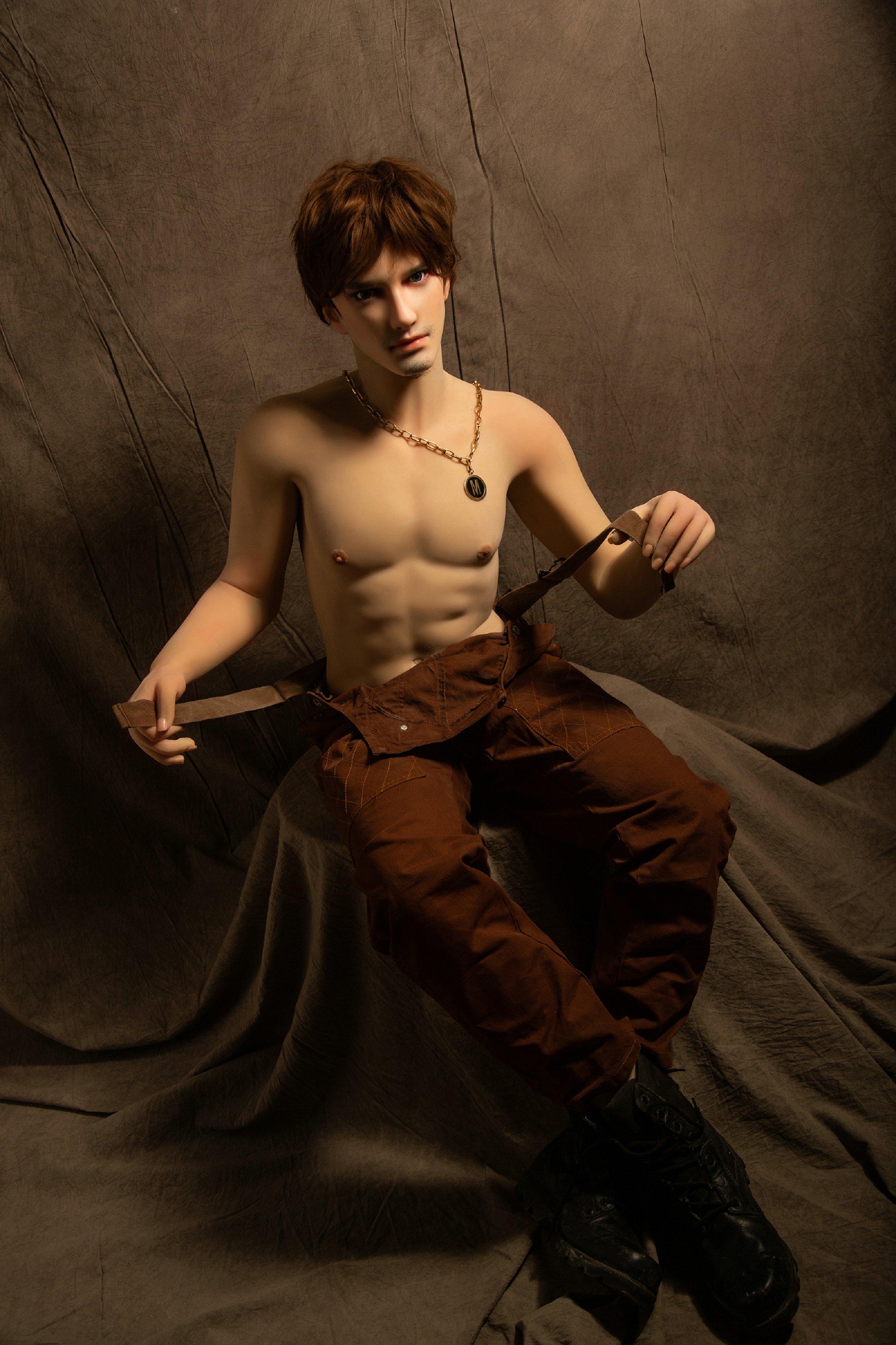 Qita丨 5ft9/175cm S2 Male Silicone Head Sex Doll-Byron