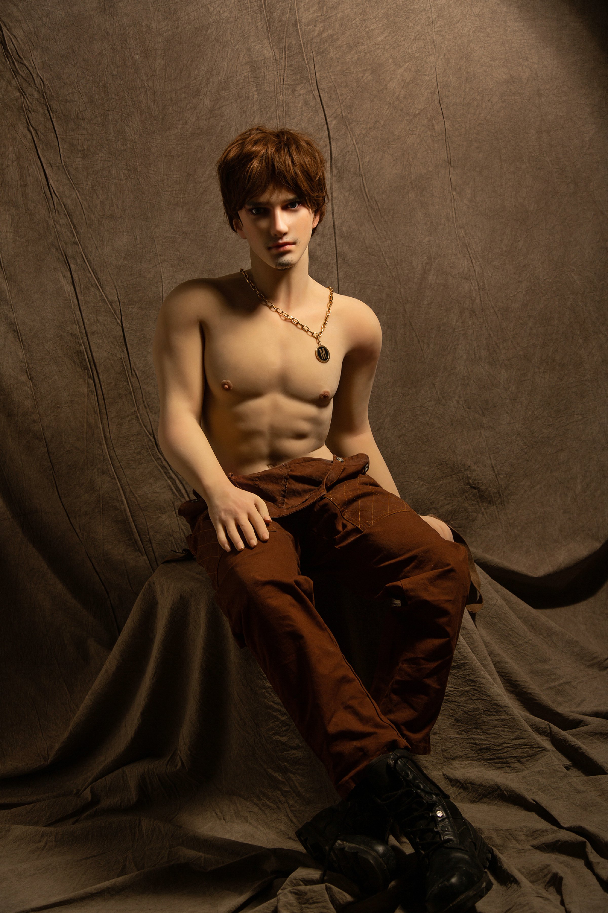 Qita丨 5ft9/175cm S2 Male Silicone Head Sex Doll-Byron