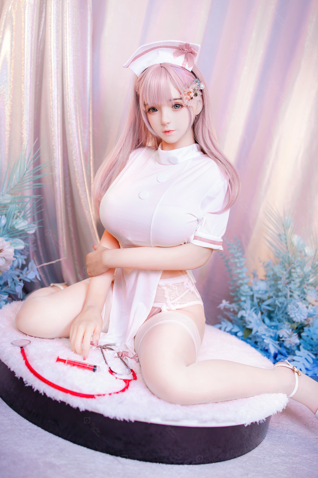 JR | Hana - 5Ft 2(157cm) Sexy Japanese Nurse Silicone Sex Doll -First Love  Doll