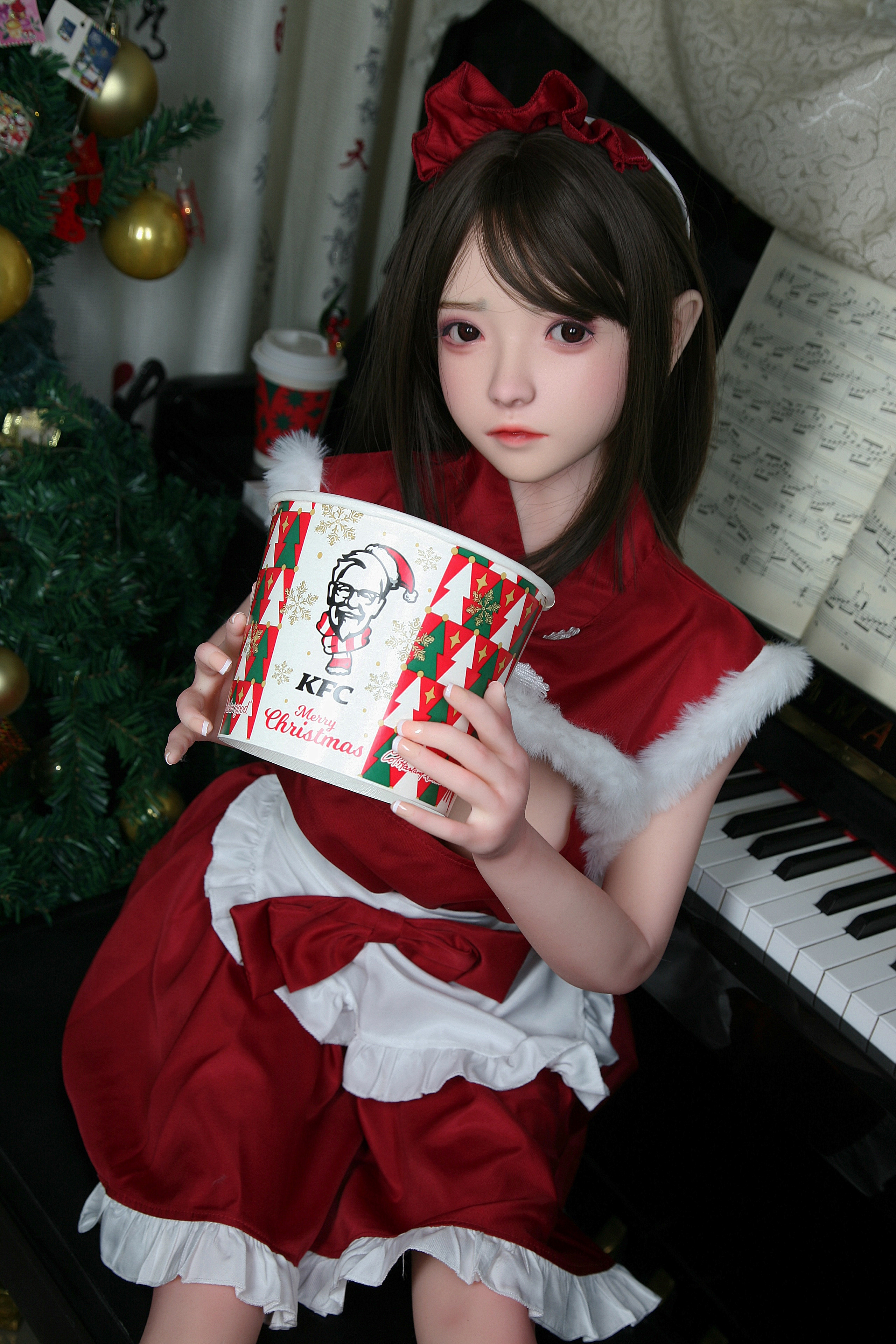 SHEDOLL | LoYi-  christmas 4ft10/148cm Optional ROS silicone head Sex Doll