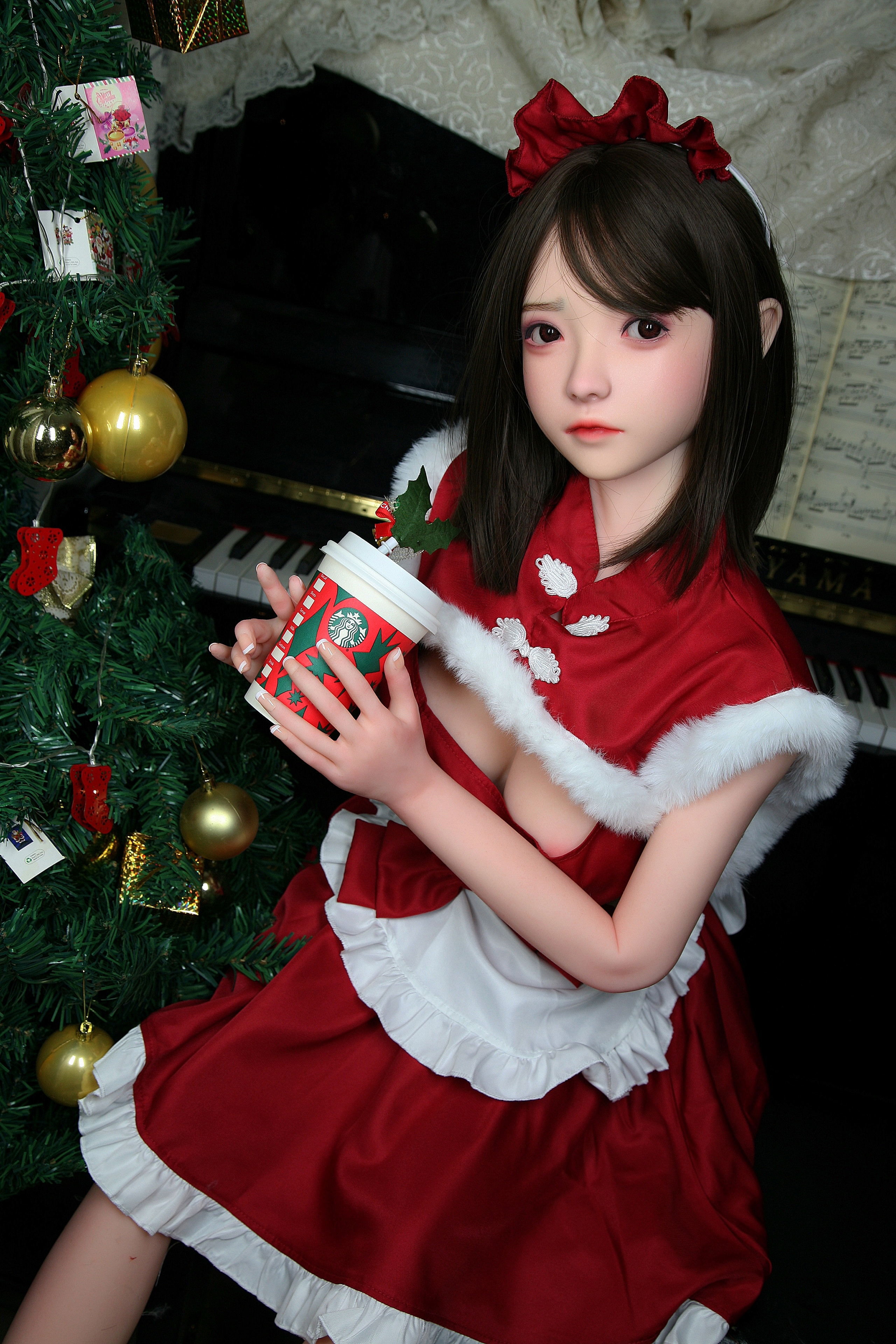 SHEDOLL | LoYi-  christmas 4ft10/148cm Optional ROS silicone head Sex Doll