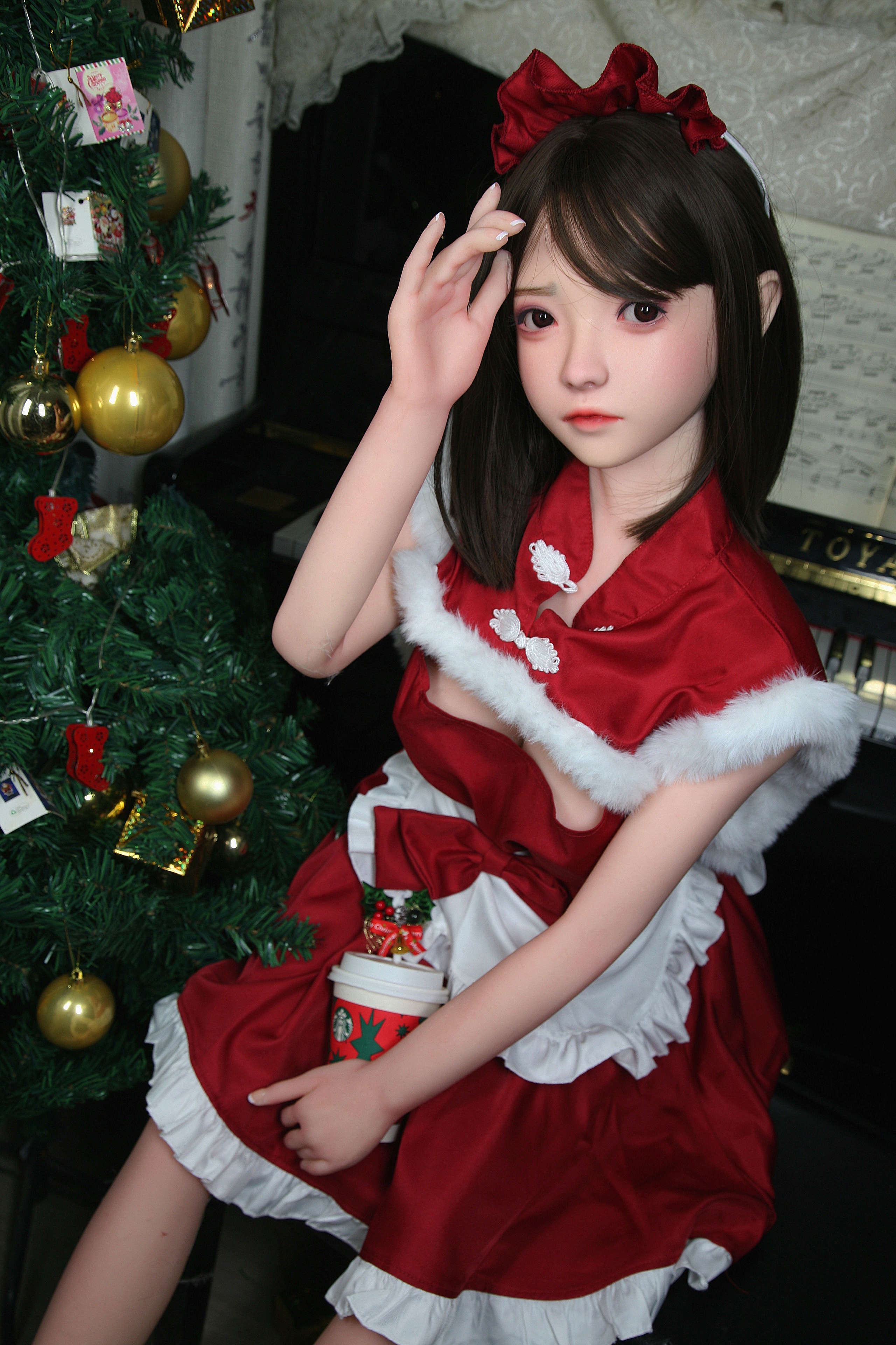 SHEDOLL | LoYi-  christmas 4ft10/148cm Optional ROS silicone head Sex Doll