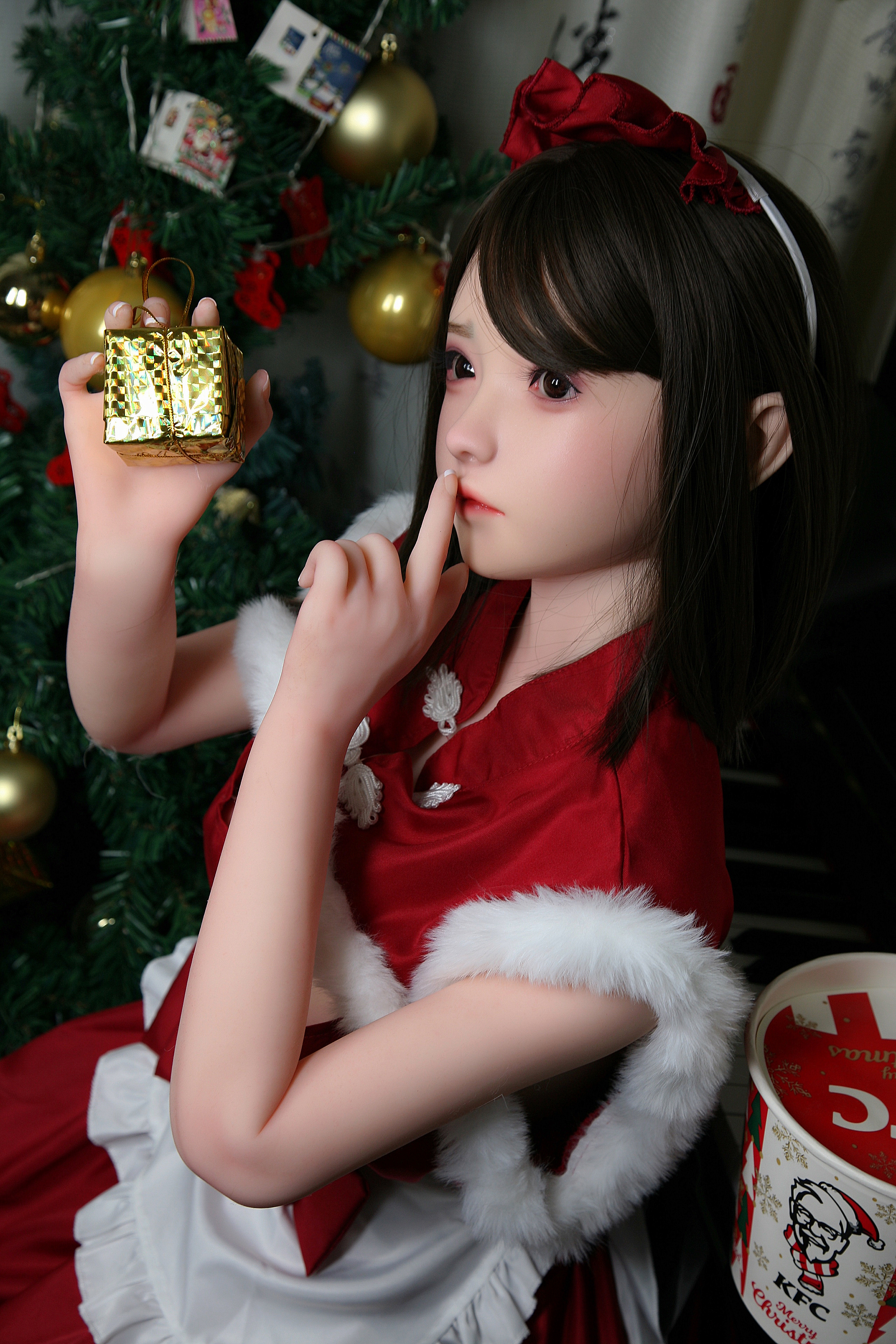 SHEDOLL | LoYi-  christmas 4ft10/148cm Optional ROS silicone head Sex Doll