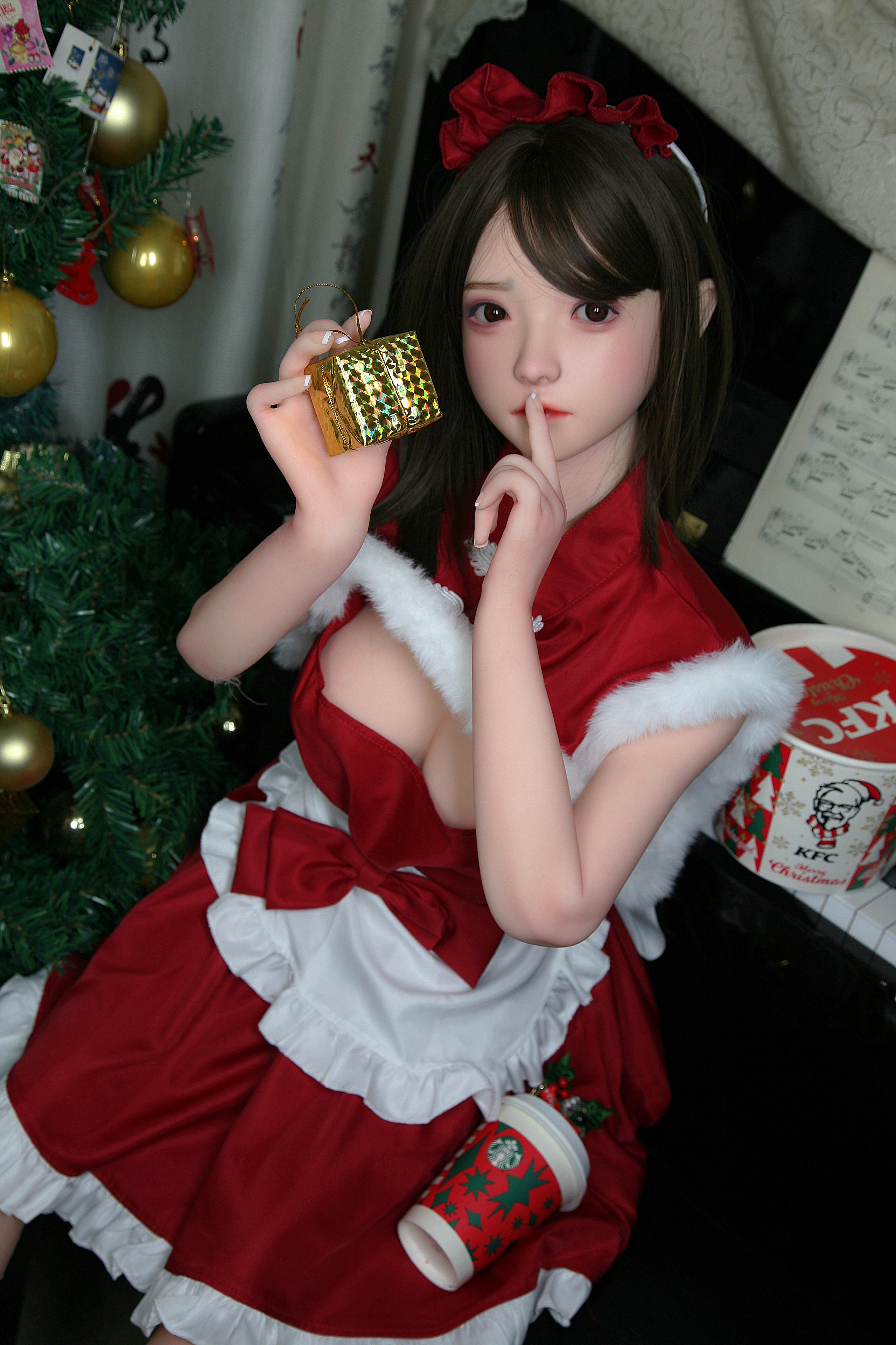 SHEDOLL | LoYi-  christmas 4ft10/148cm Optional ROS silicone head Sex Doll