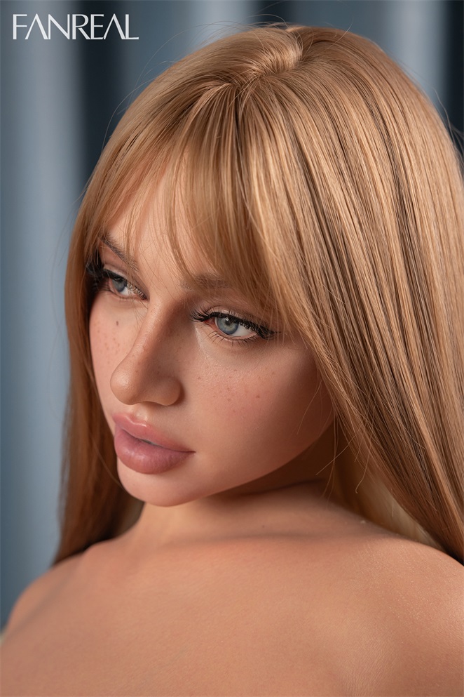 FanReal | Lila -3ft 6/111cm F-Cup Real Skin ROS Head Tanned Silicone Torso for Men