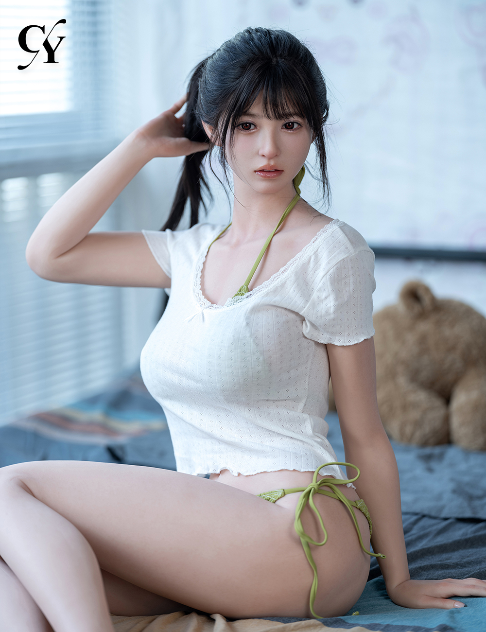 TOP-CY Doll | Koharu -5ft 6/168cm F-Cup Asian Silicone Head Sex Doll 
