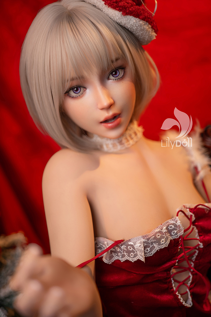 LilyDoll | 159cm (5ft3) B-Cup Silicone Head Christmas Sex Doll, Freya-G