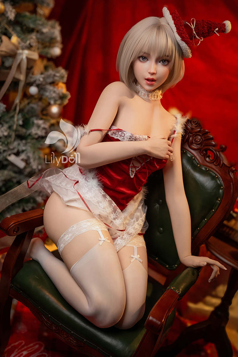 LilyDoll | 159cm (5ft3) B-Cup Silicone Head Christmas Sex Doll, Freya-G