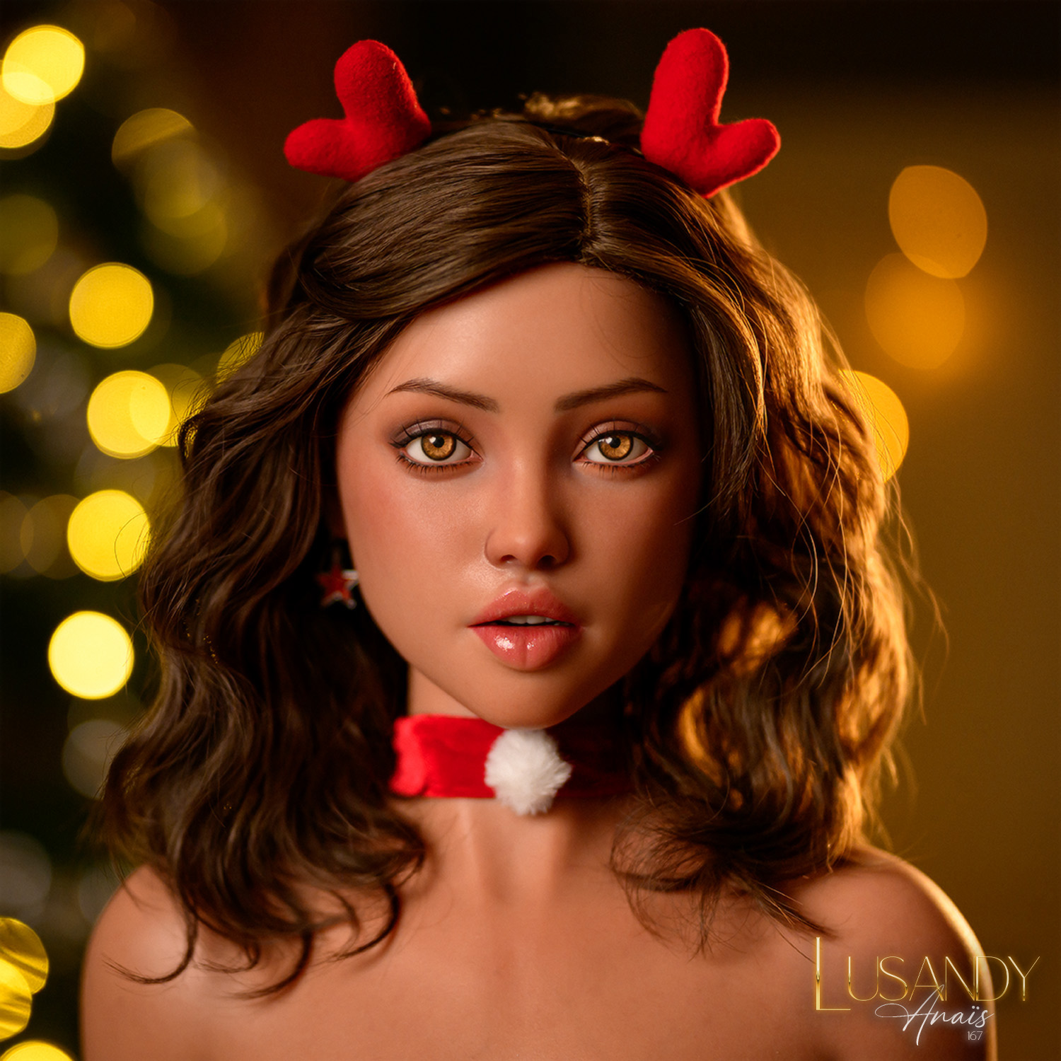 Lusandy Doll | Anaïs -5ft 6/167cm B-Cup Christmas Silicone Sex Doll