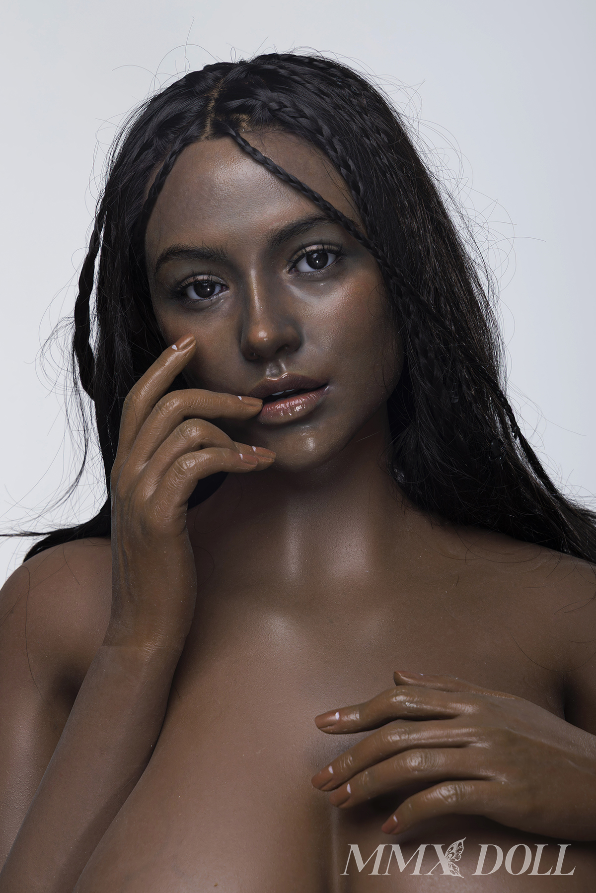 MMX Doll&AJL | Monica- 5ft 6/168cm E-Cup  Black Skin Tone Silicone Sex Doll
