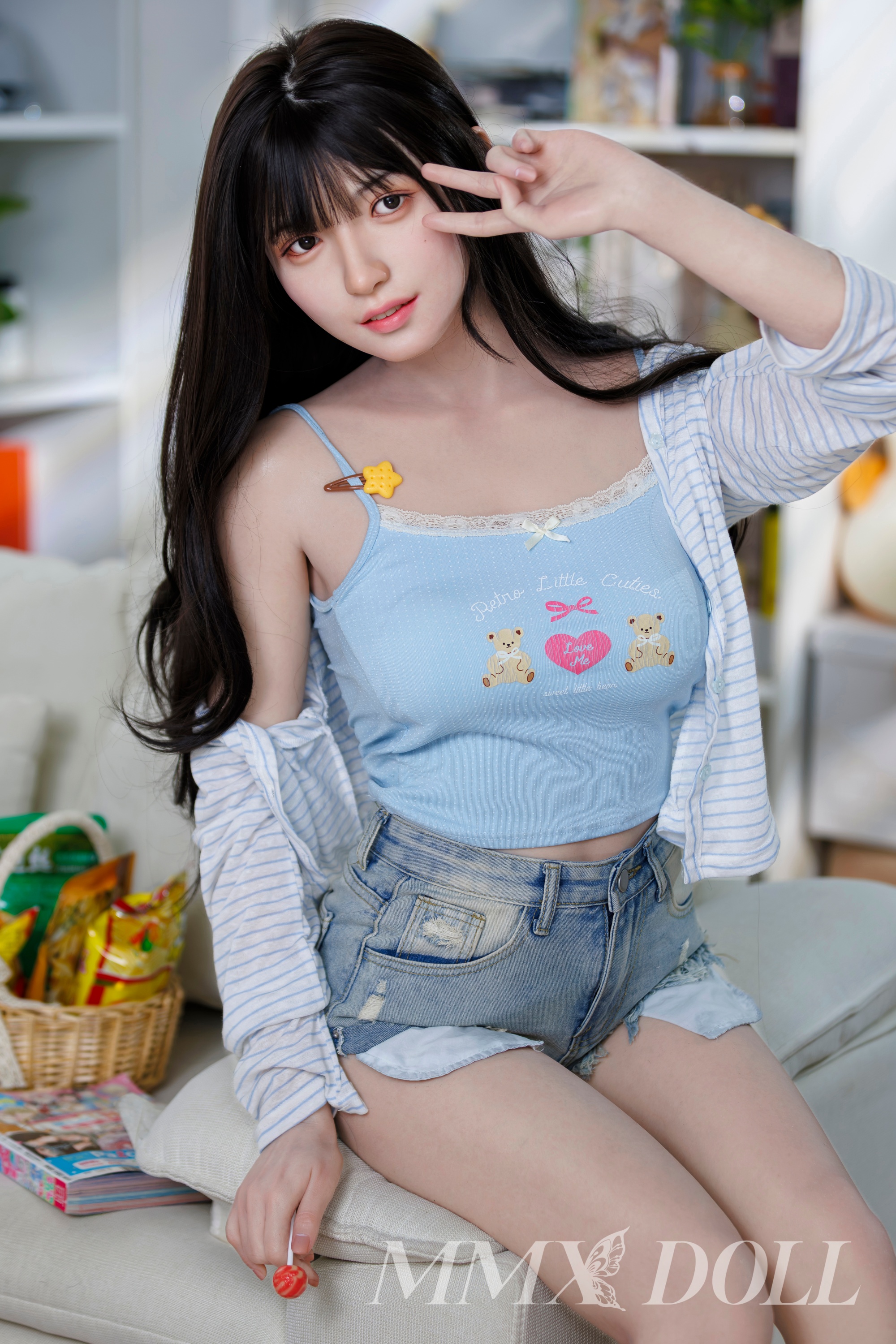 MMX Doll | Meng Ru -5ft 3/160Acm C-Cup AIO (Seamless Neck) Silicone Sex Doll