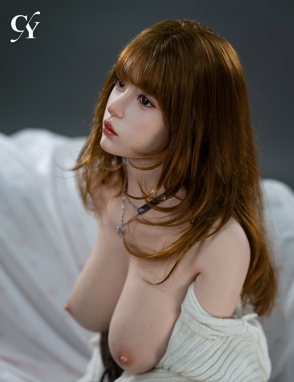 TOP-CY Doll | Liang -5ft 1/157cm D-Cup Asian Silicone Head Sex Doll 