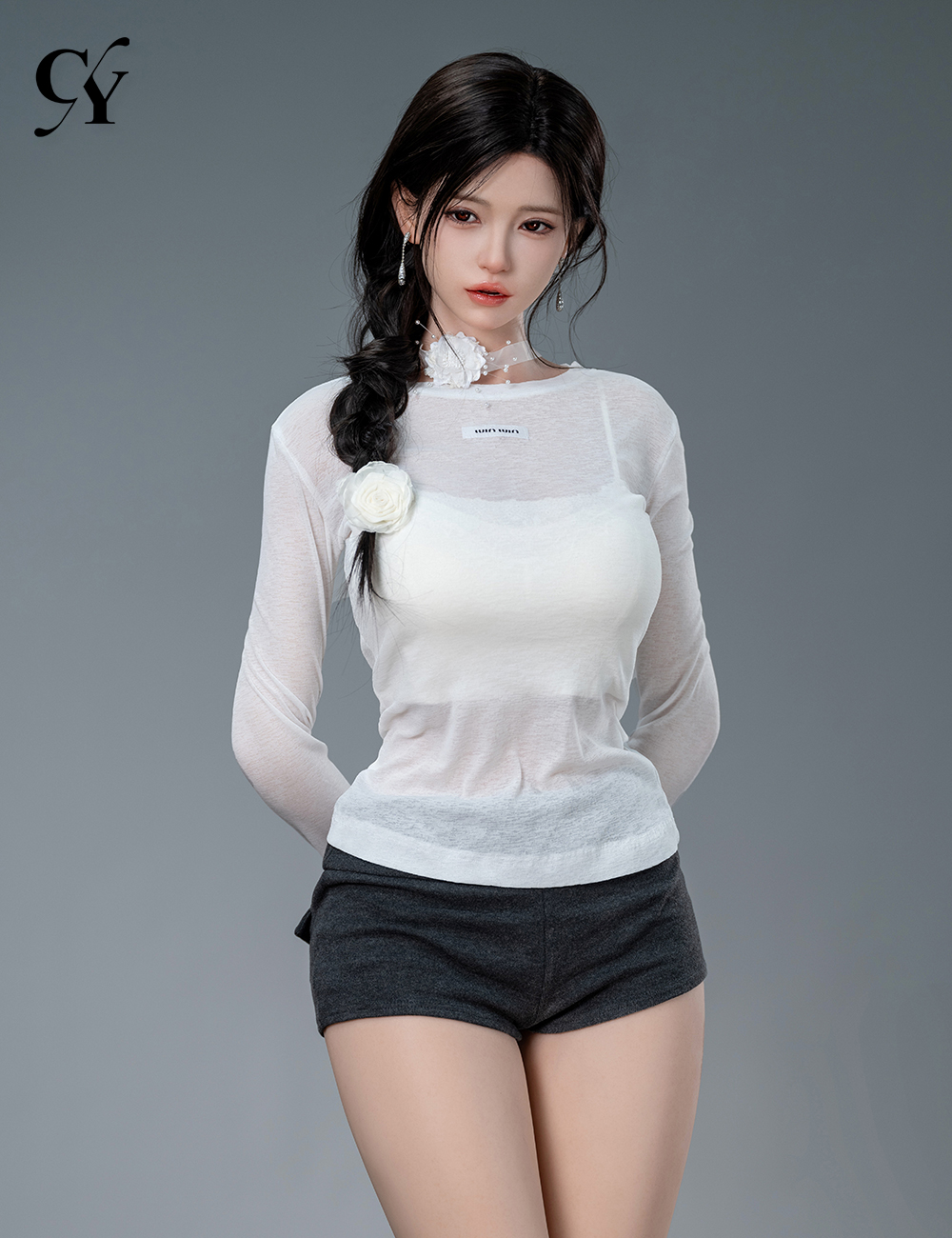 TOP-CY Doll | Liang -5ft 6/168cm F-Cup Asian Silicone Head Sex Doll 