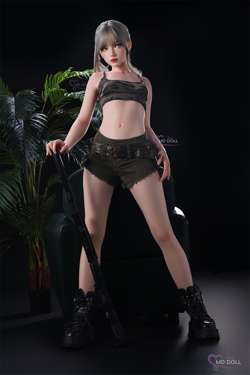 MD Doll | Stella -5ft /153cm B-Cup Silicone Sex Doll, ROS Head M70