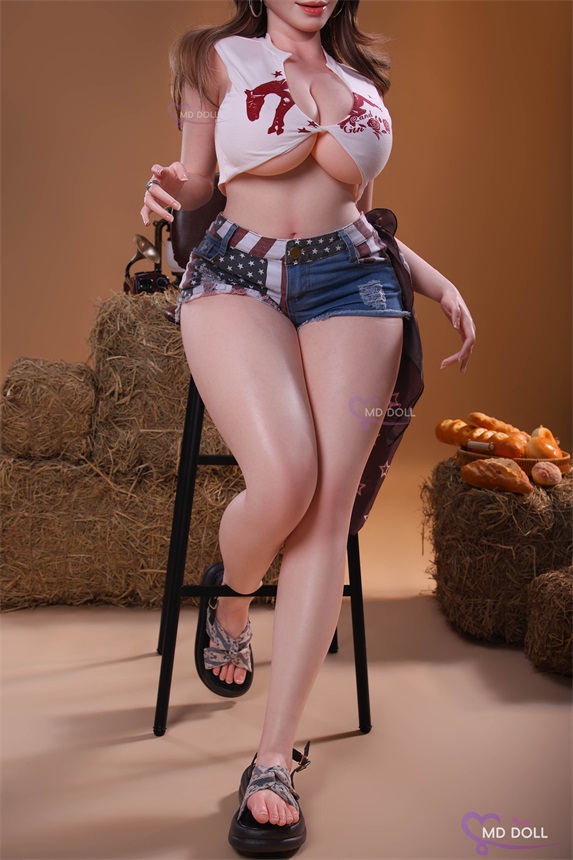 MD Doll | Fiona -5ft 3/162cm H-Cup Busty Silicone Sex Doll, ROS Head M75