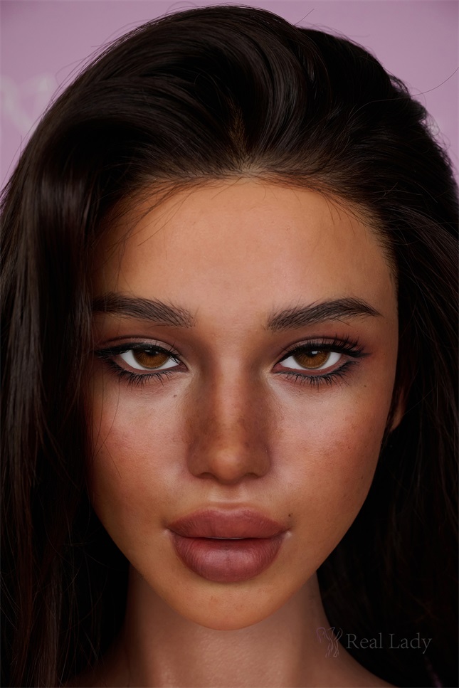 RealLady | Sienna -5ft 6/168cm Dark Tanned Silicone Sex Doll, ROS Max Head R15