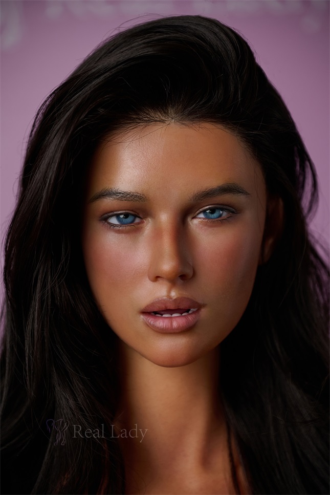 RealLady | Adela -5ft 3/159cm Dark Tanned Silicone Sex Doll, ROS Max Head R1