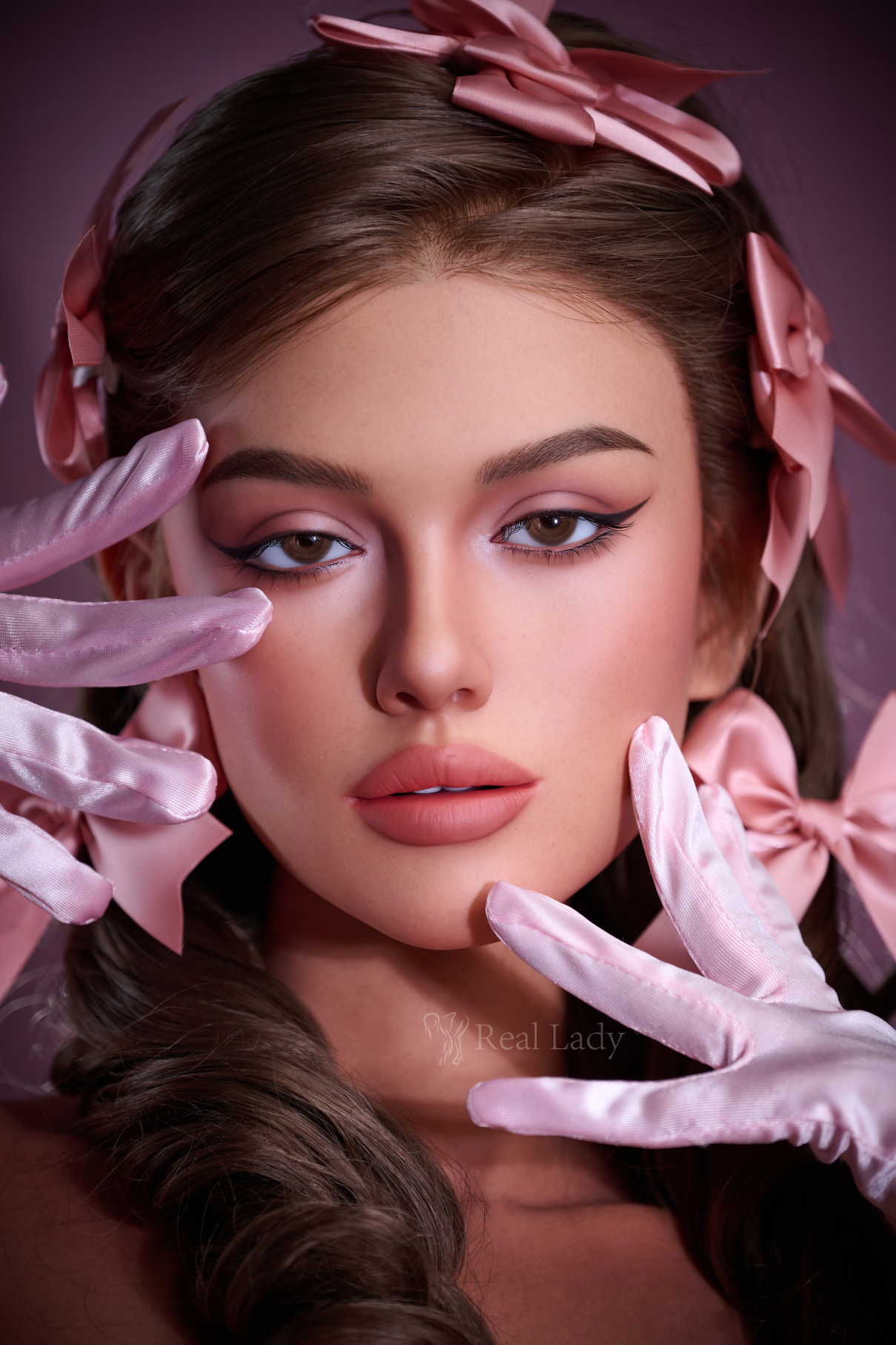 RealLady | Celeste - 5ft 6/168cm Head R4 Valentine's Pink Lady Silicone Sex Doll