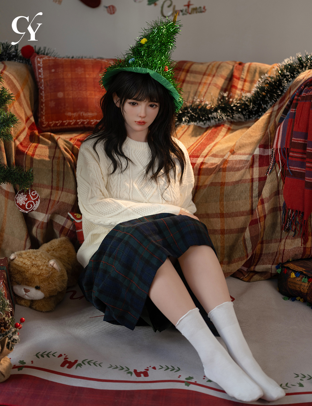 TOP-CY Doll | Sato Asuka -5ft 4/162cm E-Cup Christmas Silicone Sex Doll 