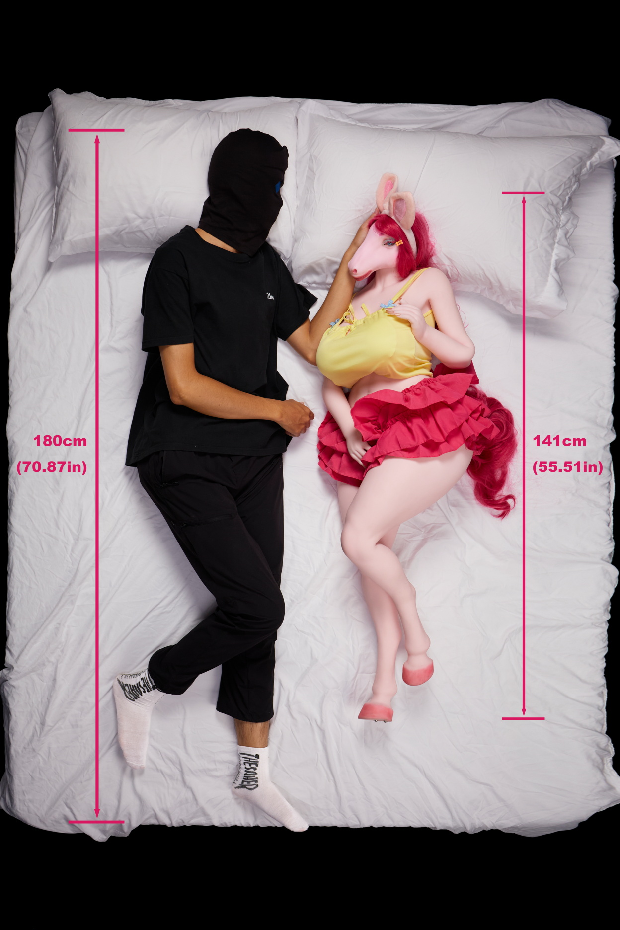 Climax Doll丨Monie -4ft 7/141cm E-Cup Silicone Head Pony Sex Doll 