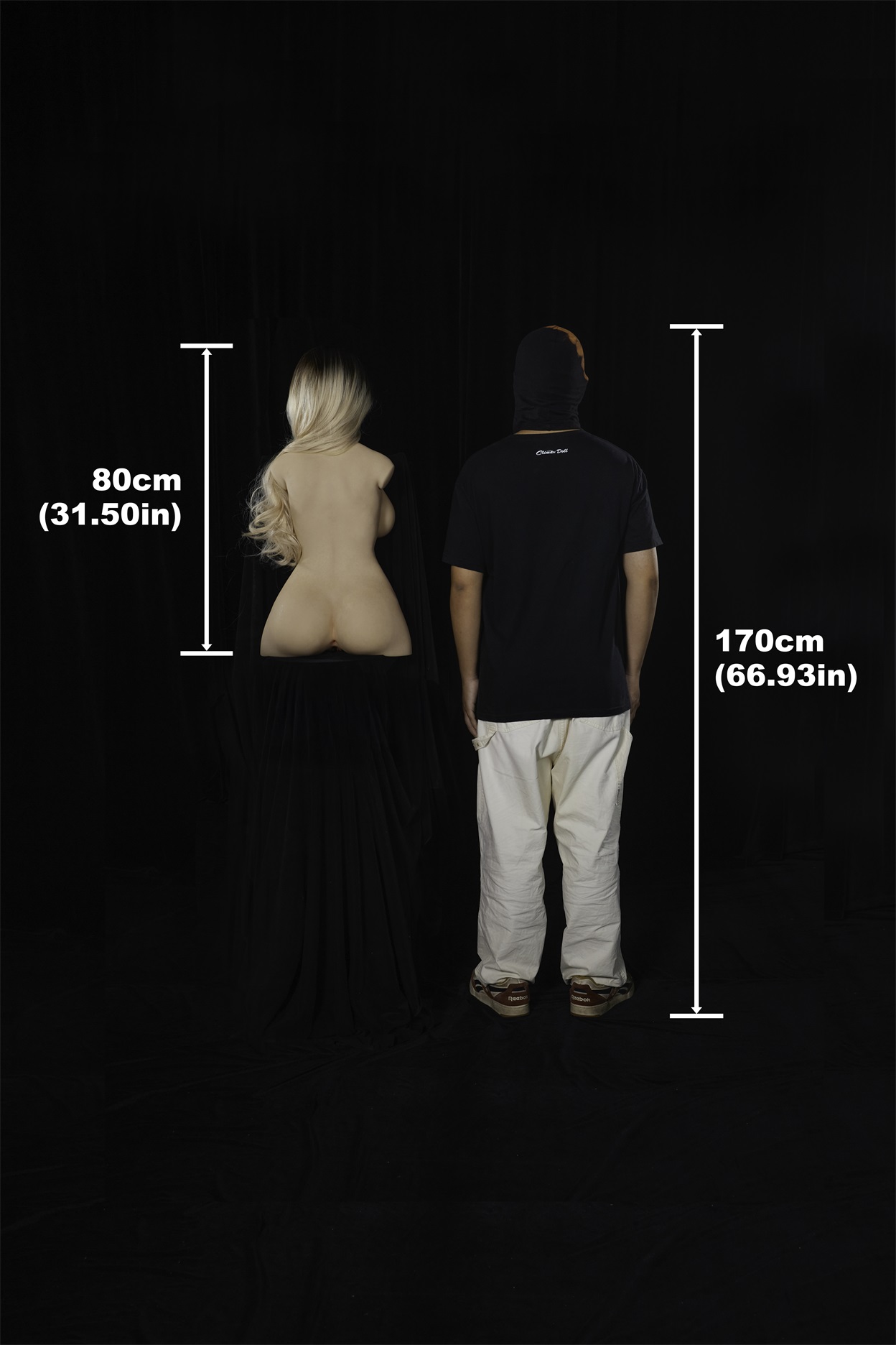 Climax Doll | 2ft 7/80cm E-Cup Ultra-Lightweight Silicone Sex Torso 662# With Head Miko, CLM ULW Series