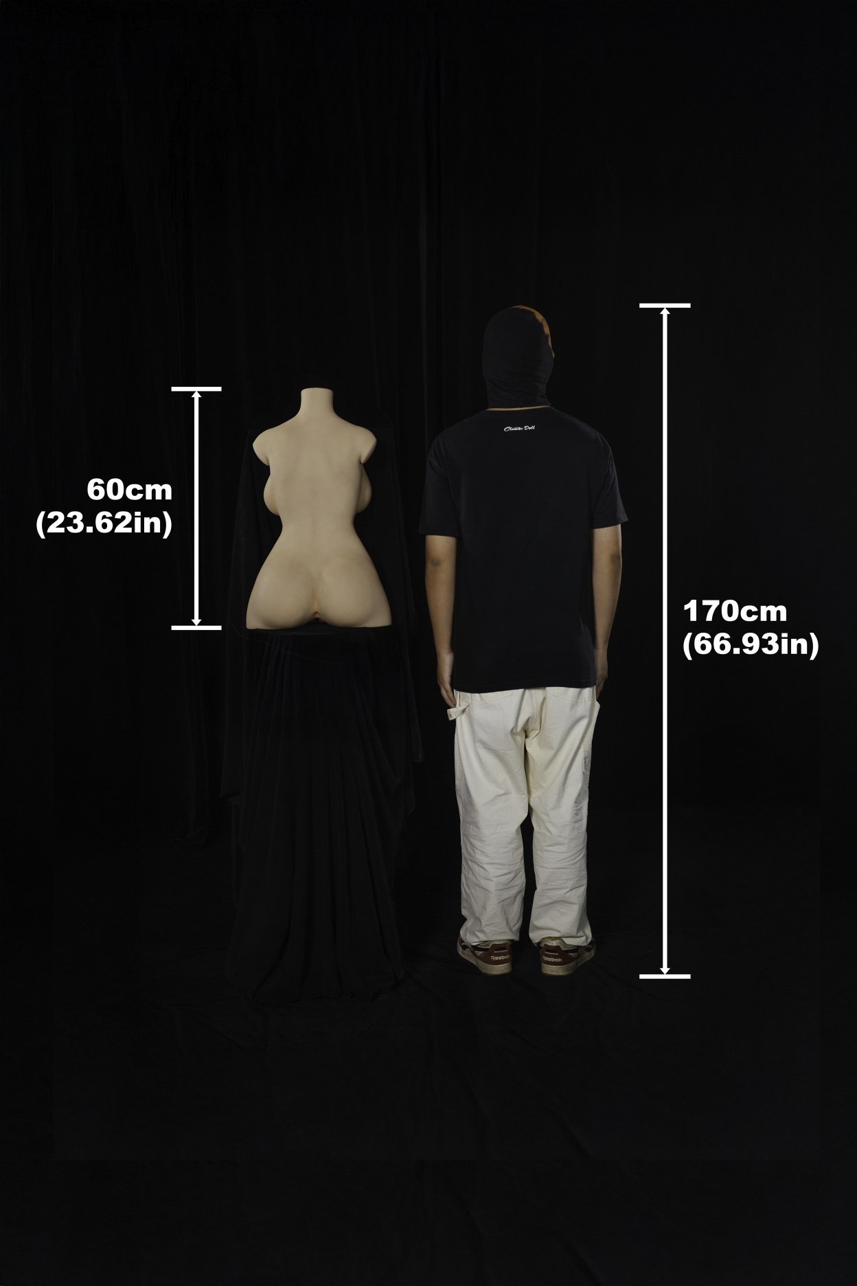 Climax Doll | 2ft /60cm E-Cup Ultra-Lightweight Silicone Sex Torso 662#, CLM ULW Series