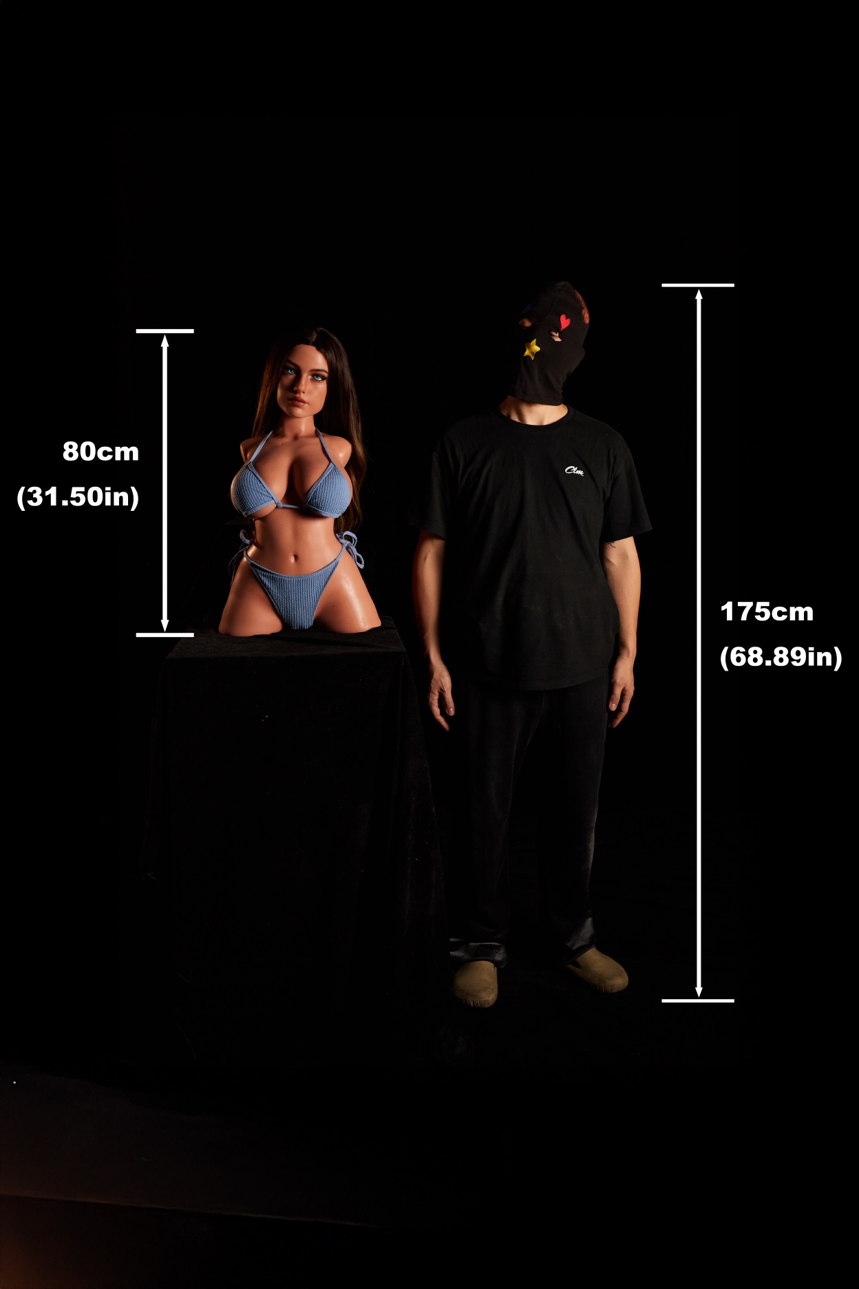 Climax Doll | 2ft 7/80cm G-Cup Ultra-Lightweight Silicone Sex Torso 664# With Head Eliza, CLM ULW Series