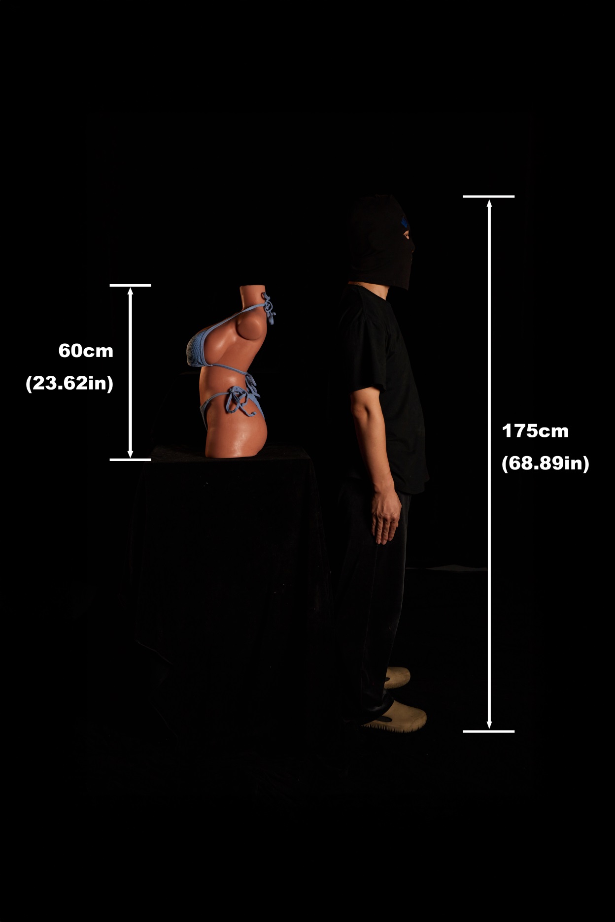 Climax Doll | 2ft /60cm G-Cup Ultra-Lightweight Silicone Sex Torso 664#, CLM ULW Series