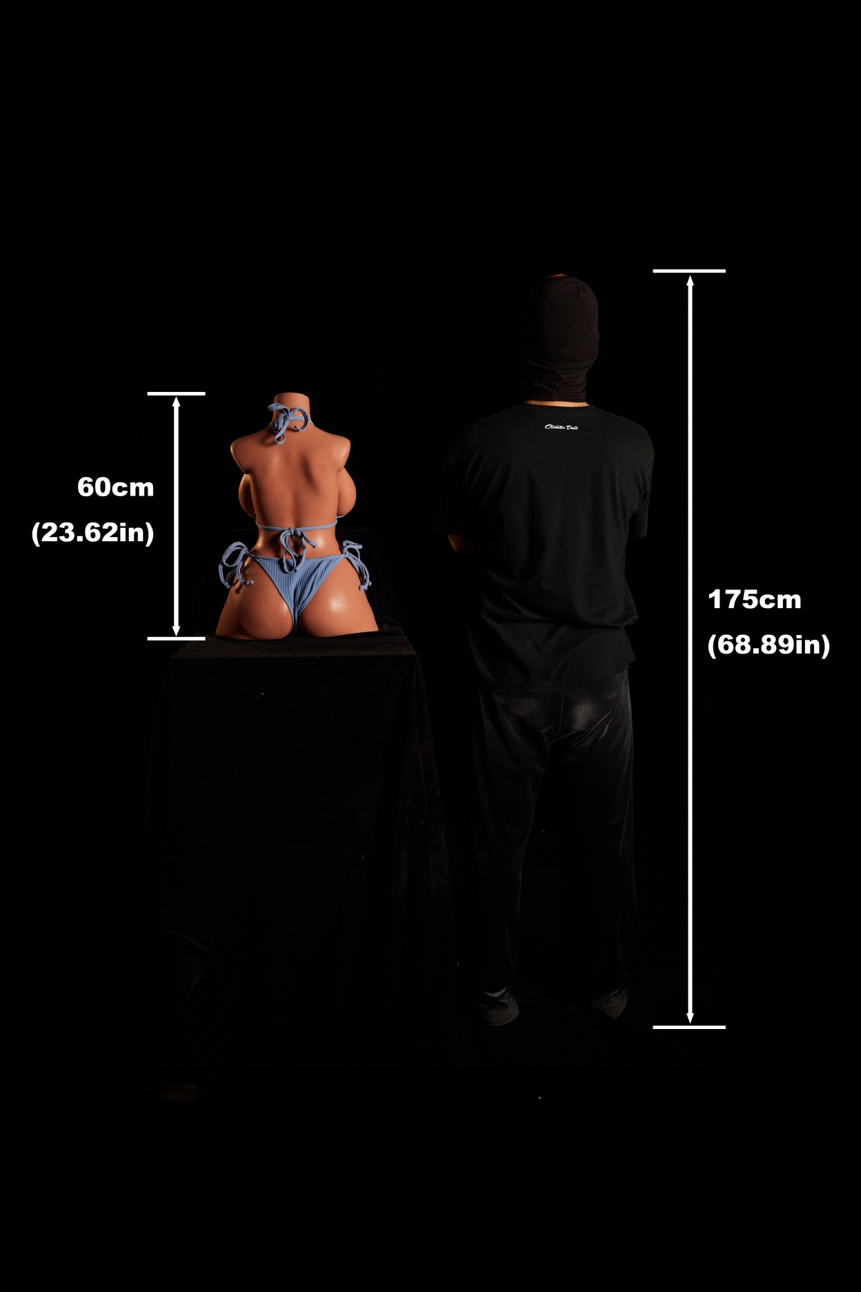 Climax Doll | 2ft /60cm G-Cup Ultra-Lightweight Silicone Sex Torso 664#, CLM ULW Series