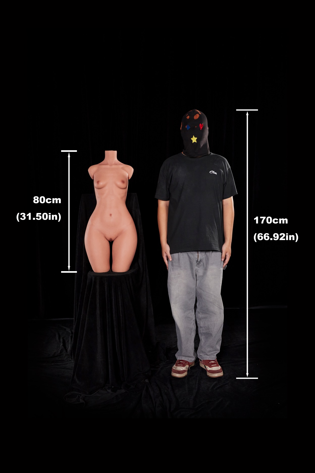 Climax Doll | 2ft 7/80cm A-Cup Ultra-Lightweight Silicone Sex Torso 881#, CLM ULW Series