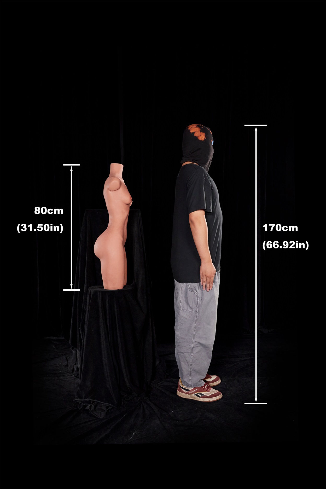 Climax Doll | 2ft 7/80cm A-Cup Ultra-Lightweight Silicone Sex Torso 881#, CLM ULW Series