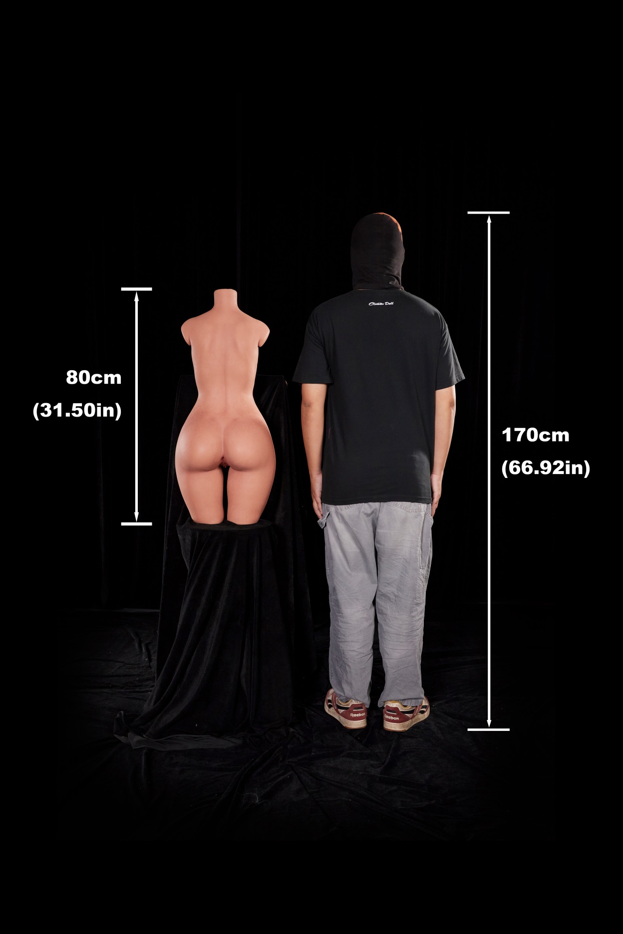 Climax Doll | 2ft 7/80cm A-Cup Ultra-Lightweight Silicone Sex Torso 881#, CLM ULW Series