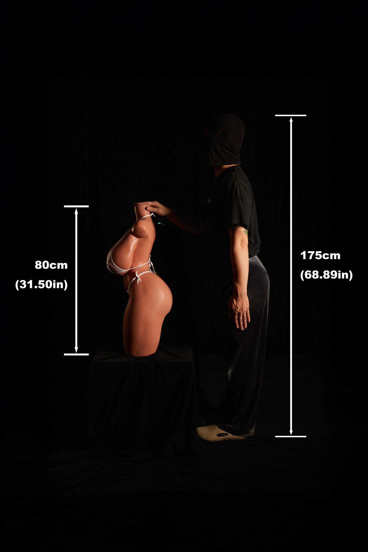 Climax Doll | 2ft 7/80cm K-Cup Ultra-Lightweight Silicone Sex Torso 884#, CLM ULW Series