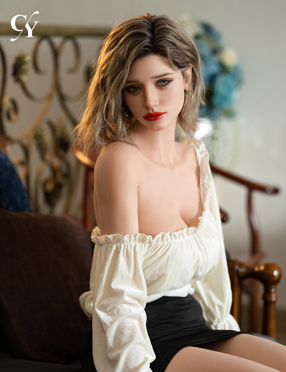 TOP-CY Doll | Sofía -5ft 6/168cm F-Cup ROS Head Silicone Sex Doll