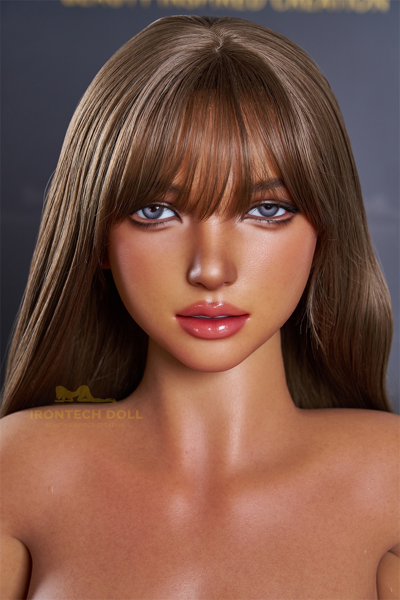 Irontech | Kitty -5ft 4/165cm Dark Tanned Silicone Sex Doll, ROS MAX Head S32
