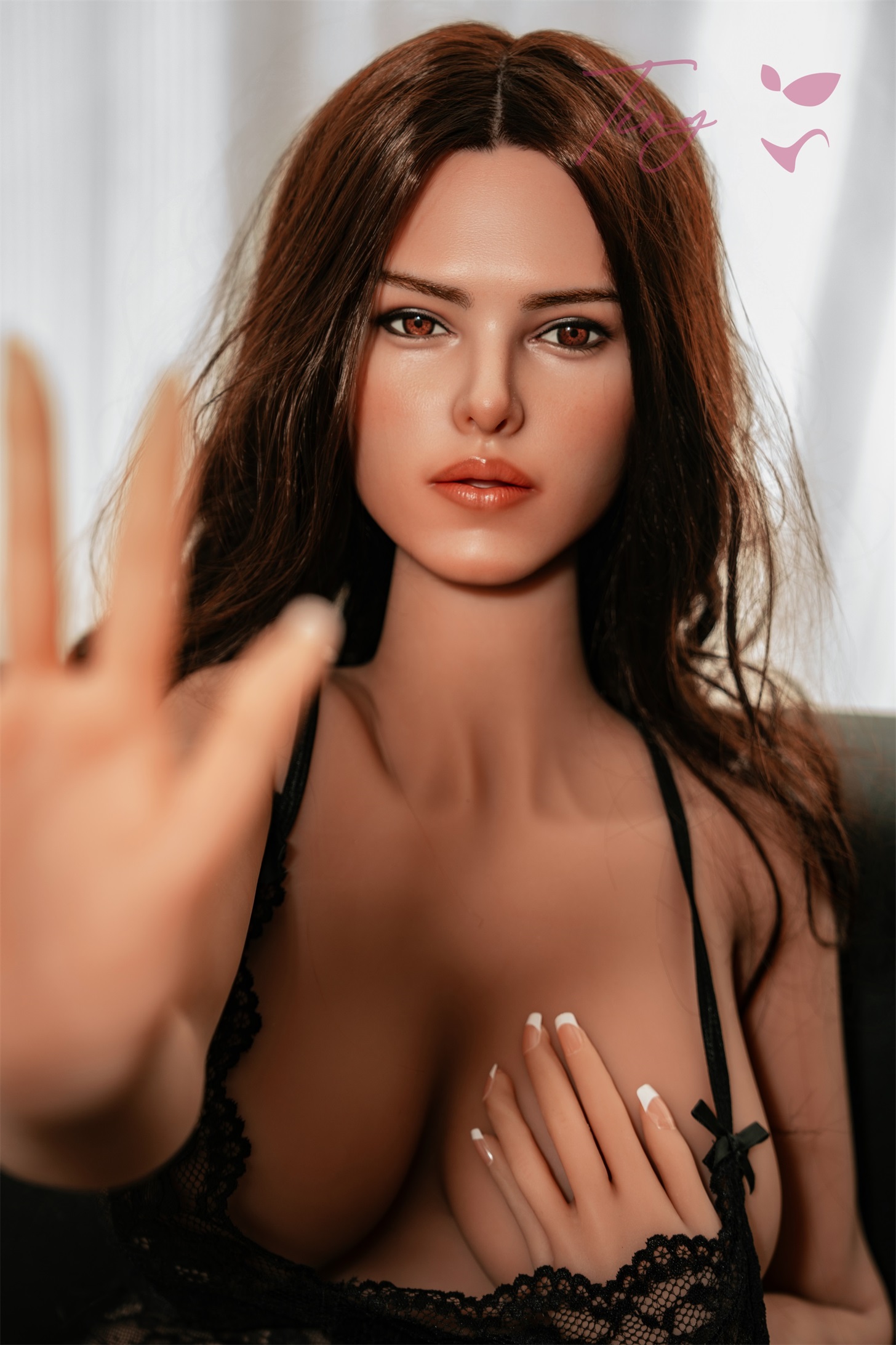 Tinglise | Raven - 5ft 5/166cm F-Cup ROS Head Hybrid Sex Doll