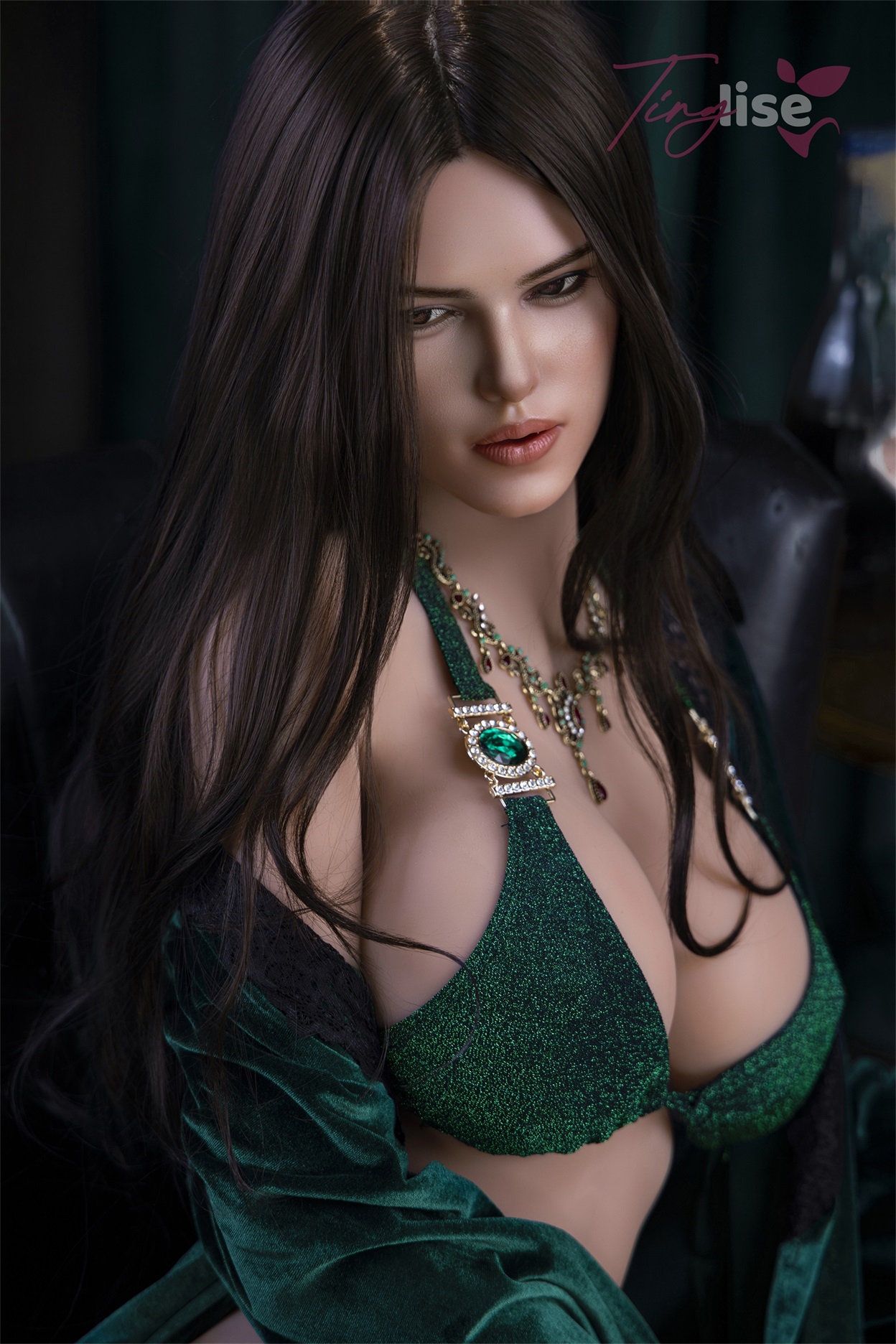 Tinglise | Raven - 5ft 3/160cm F-Cup ROS Head Hybrid Sex Doll