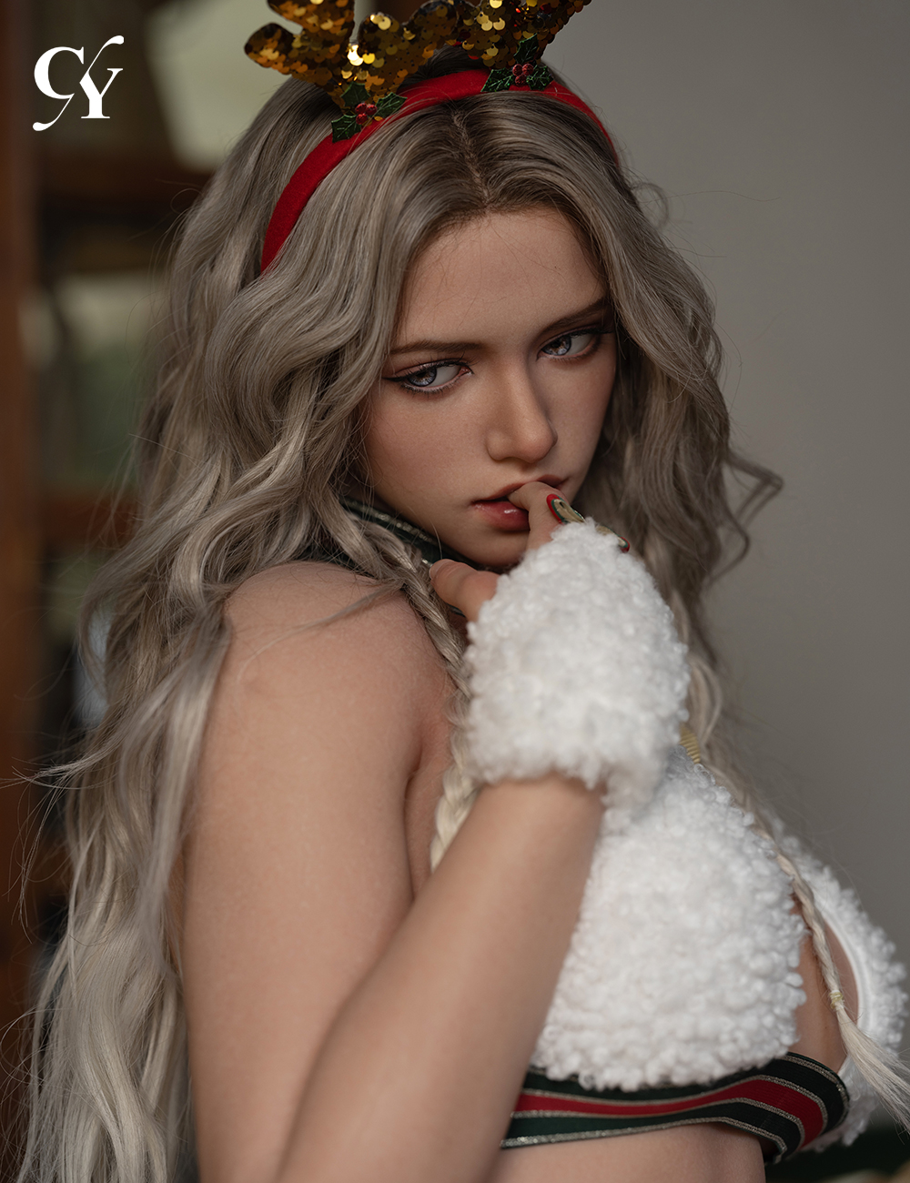 TOP-CY Doll丨176cm (5ft9) E-Cup Silicone Head Sex Doll - Polly