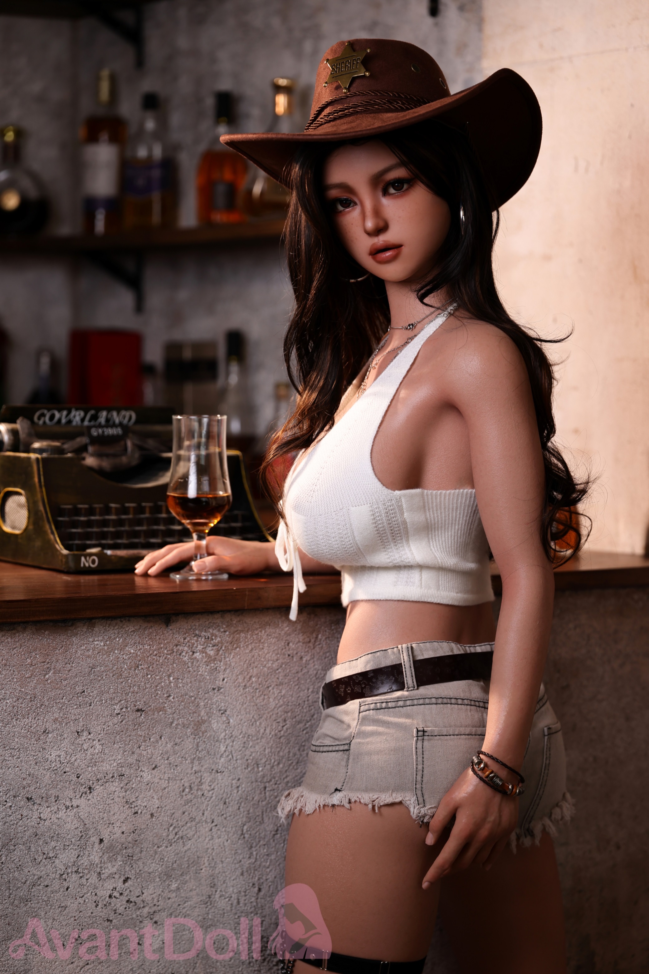 Avant Doll | Tania-157cm/5ft2 E-Cup Realistic Skin Texture ROS Head Full Silicone Doll