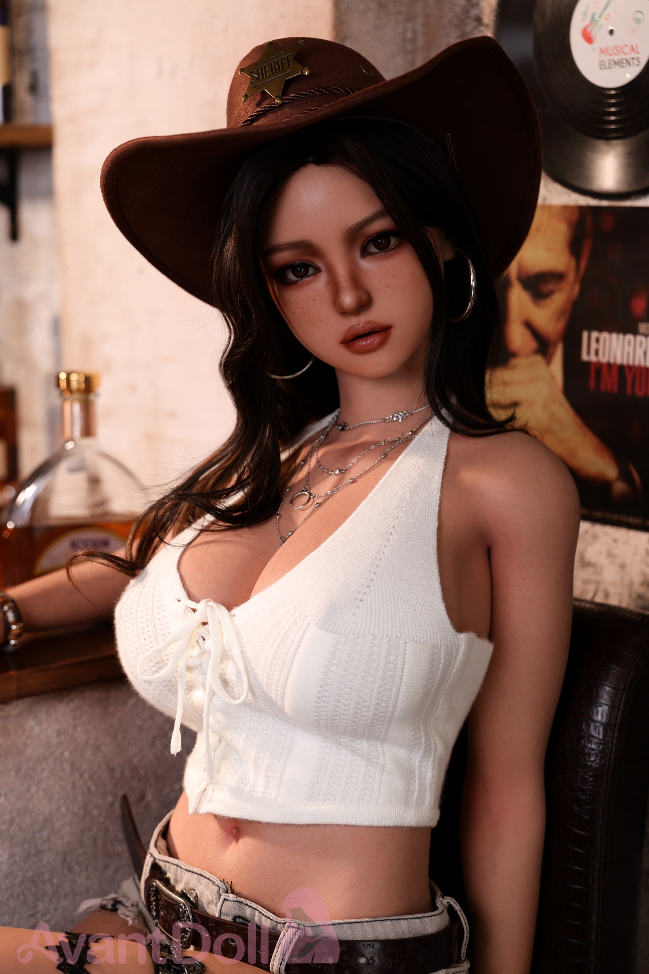 Avant Doll | Tania-157cm/5ft2 E-Cup Realistic Skin Texture ROS Head Full Silicone Doll