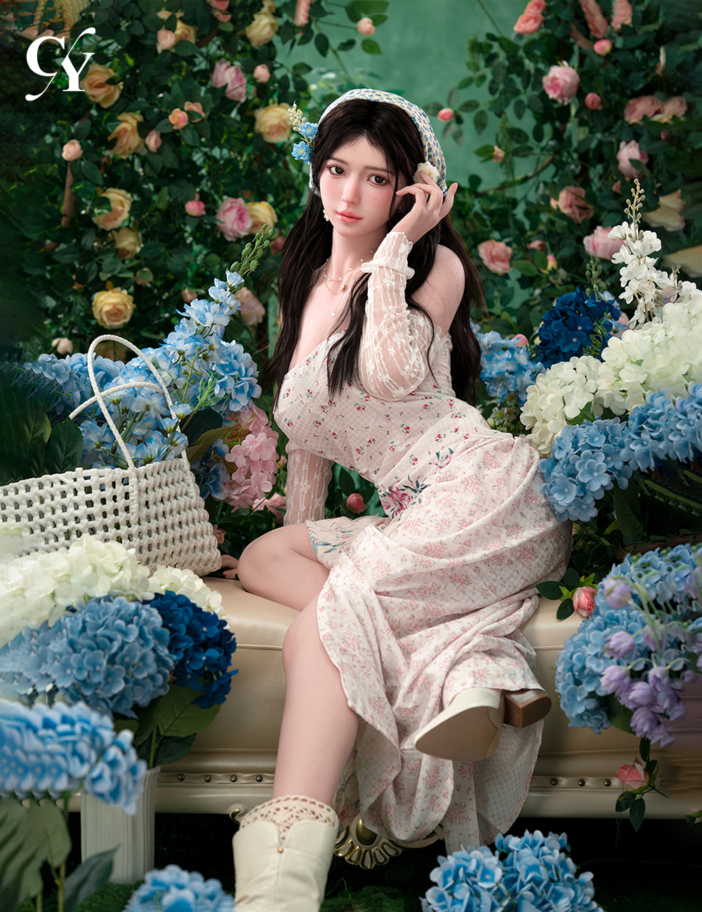 TOP-CY Doll | Una -5ft 6/167cm D-Cup Spring Silicone Head Sex Doll (In Stock US) 