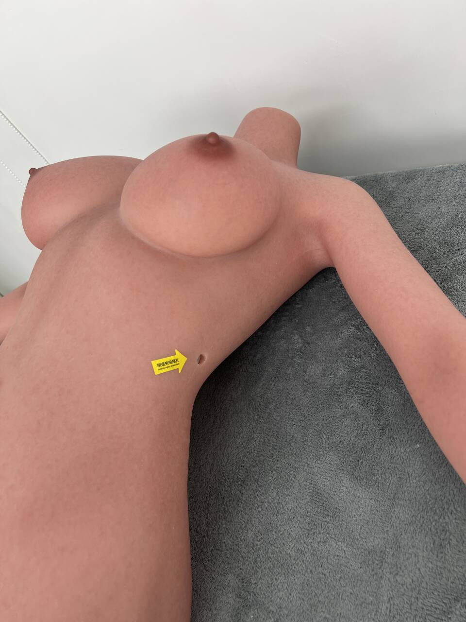 AIBEI | Slightly Flawed 167cm/5ft6 E-Cup Sucking Vagina Silicone Bodies - 40% OFF Light Tan Skin