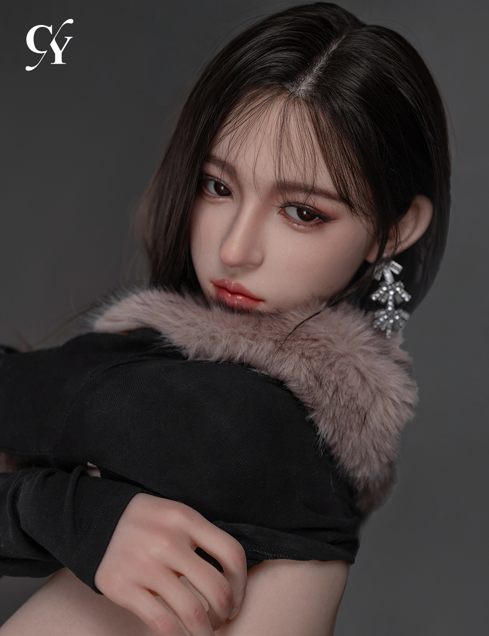 TOP-CY Doll丨168cm (5ft6) F-Cup Silicone Head Sex Doll - Zhimin