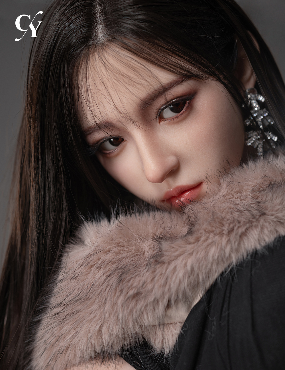 TOP-CY Doll丨168cm (5ft6) F-Cup Silicone Head Sex Doll - Zhimin