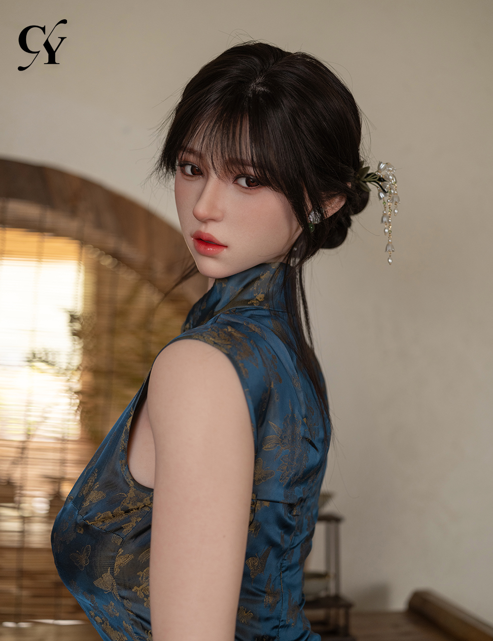 TOP-CY Doll丨168cm (5ft6) F-Cup Silicone Head Sex Doll - Zhimin