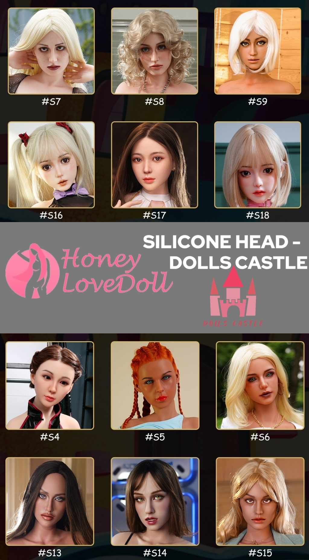 Dolls Castle丨Silicone Head (Extra Doll Heads)