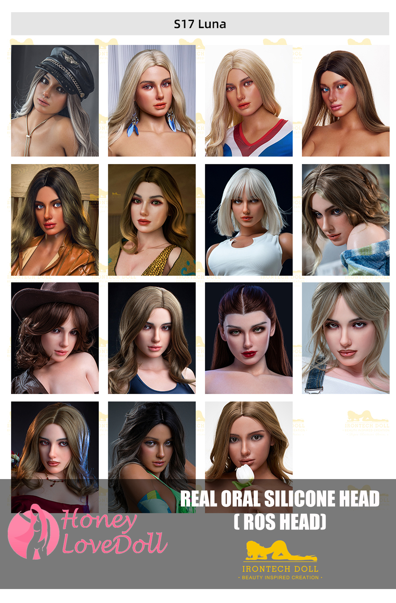 JX Doll丨Silicone Head