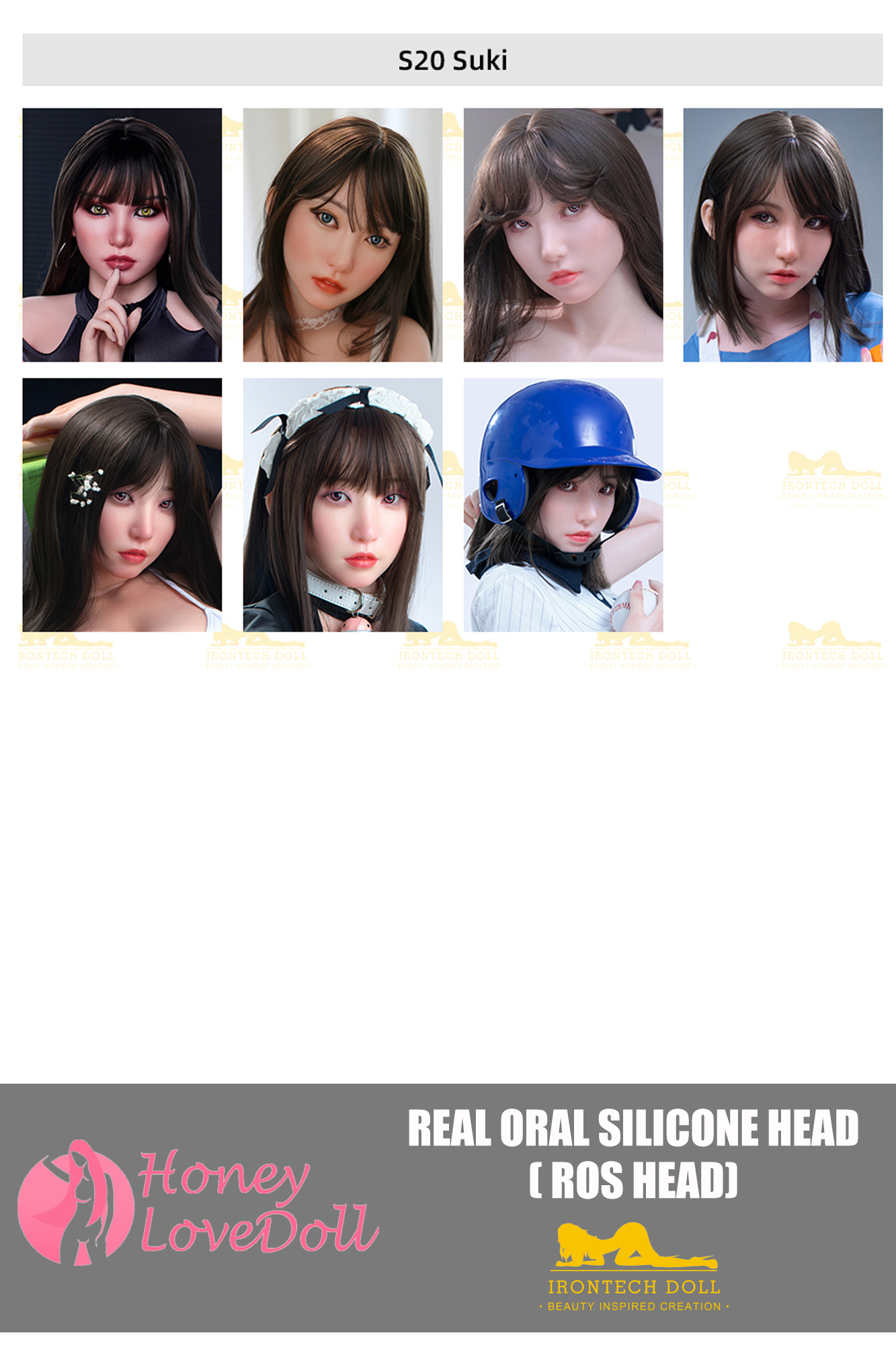 JX Doll丨Silicone Head