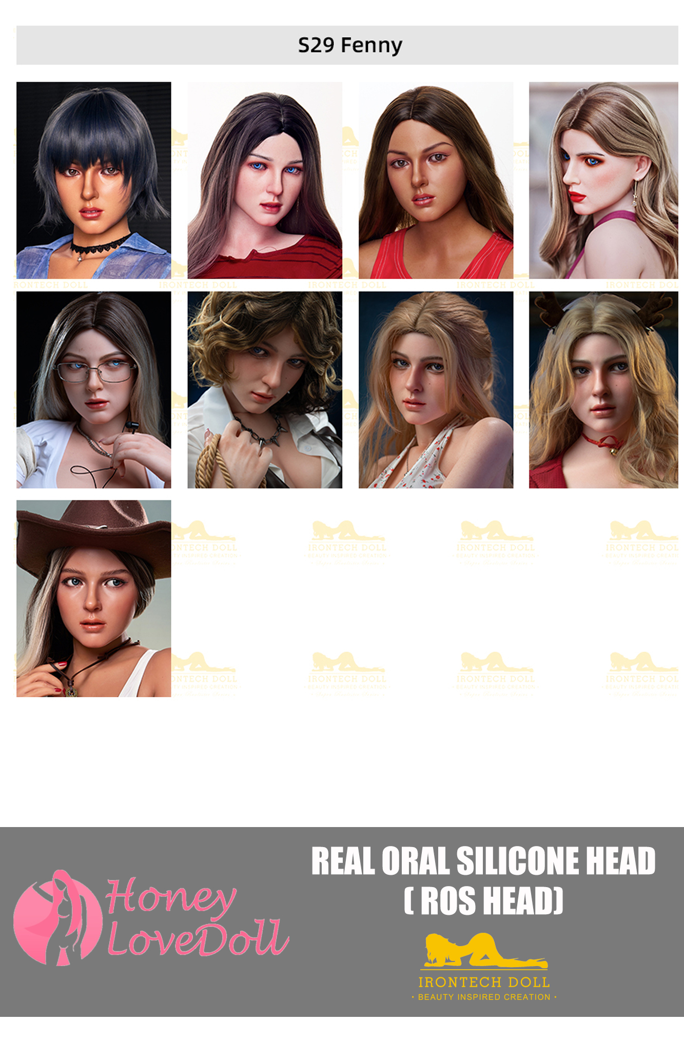 JX Doll丨Silicone Head